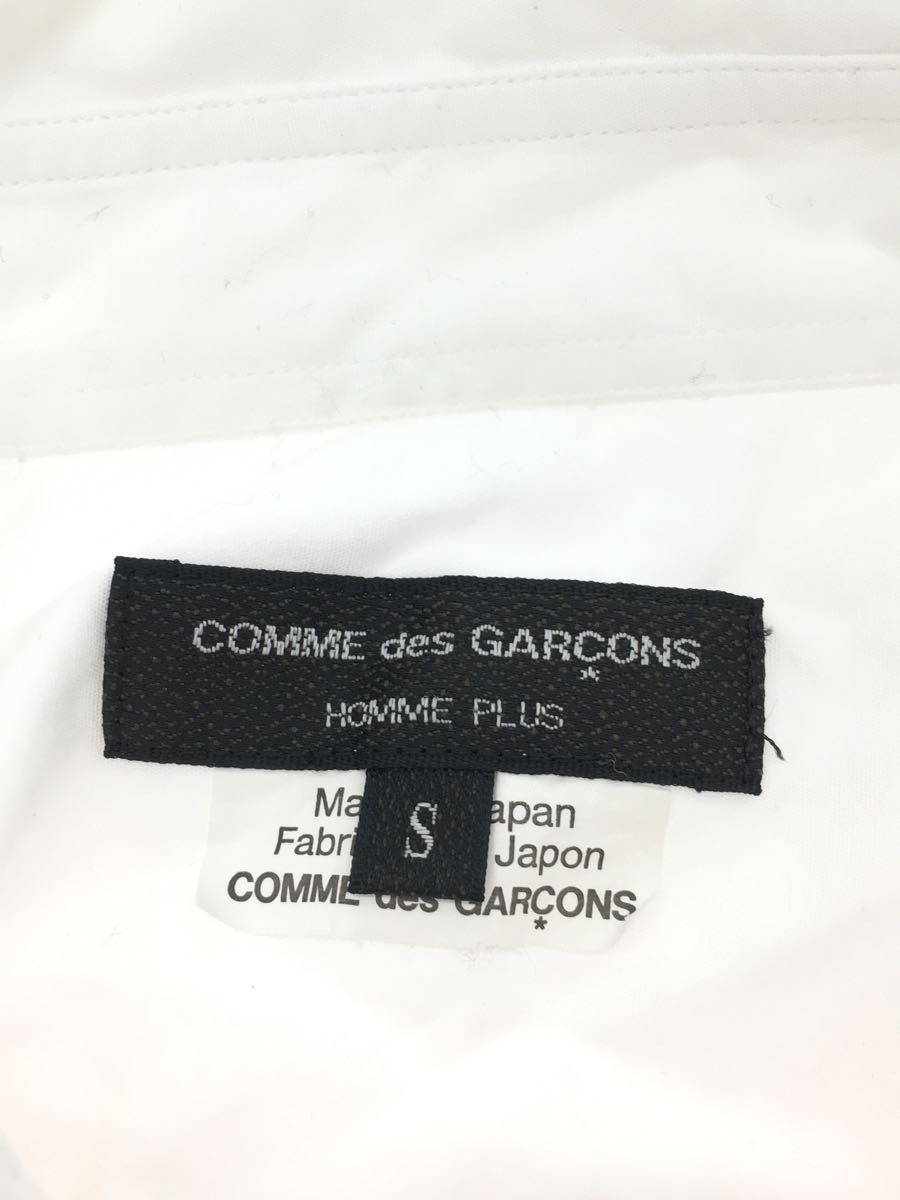 COMME des GARCONS HOMME PLUS◆シャツ/S/コットン/WHT/PQ-B011_画像3