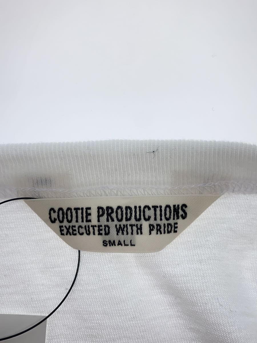 COOTIE◆PRINT OVERSIZED L/S/長袖Tシャツ/SIZE:S/コットン/ホワイト//_画像3