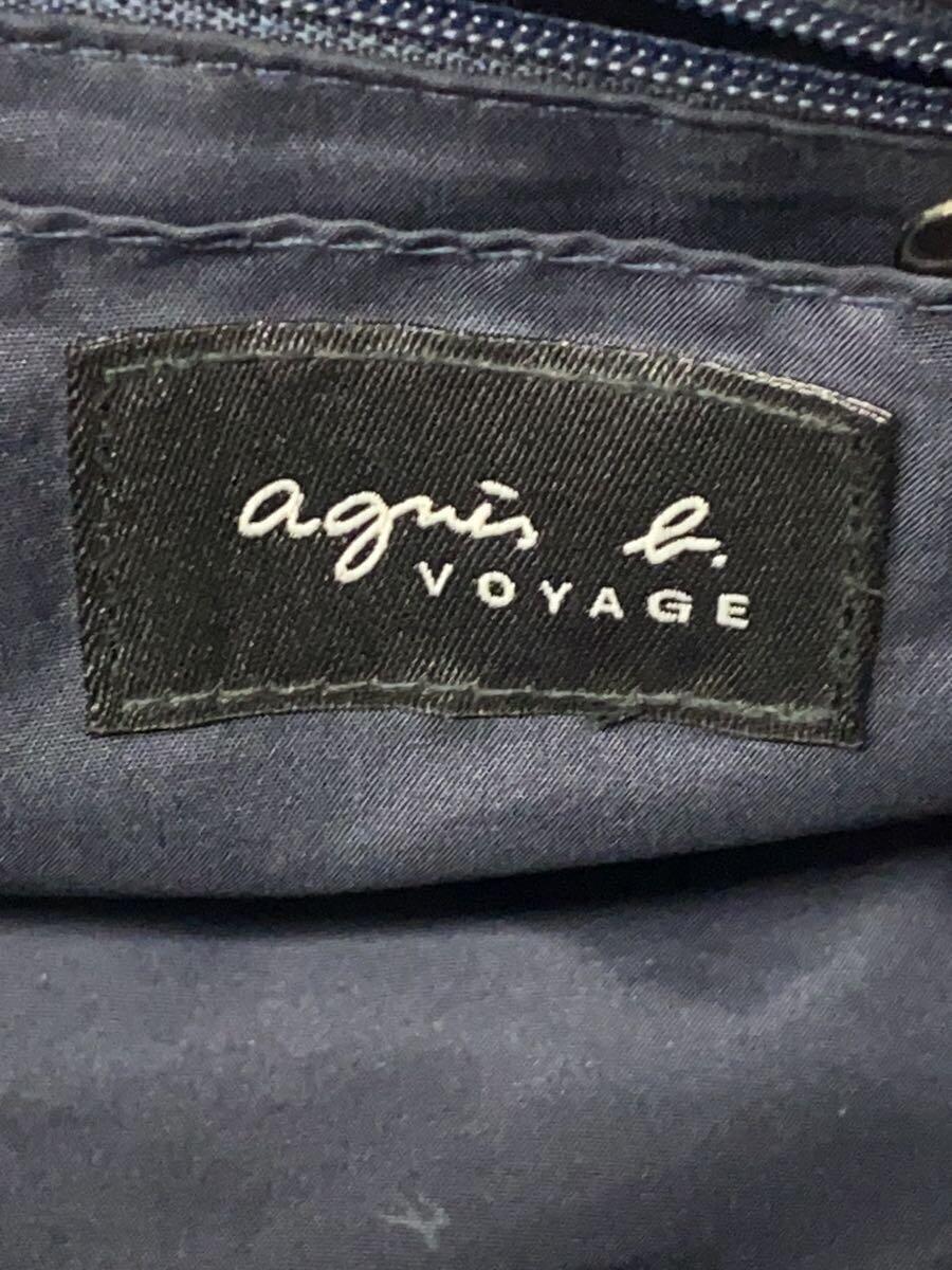 agnes b VOYAGE◆ショルダーバッグ/-/BLK/無地/ES30M-05_画像5