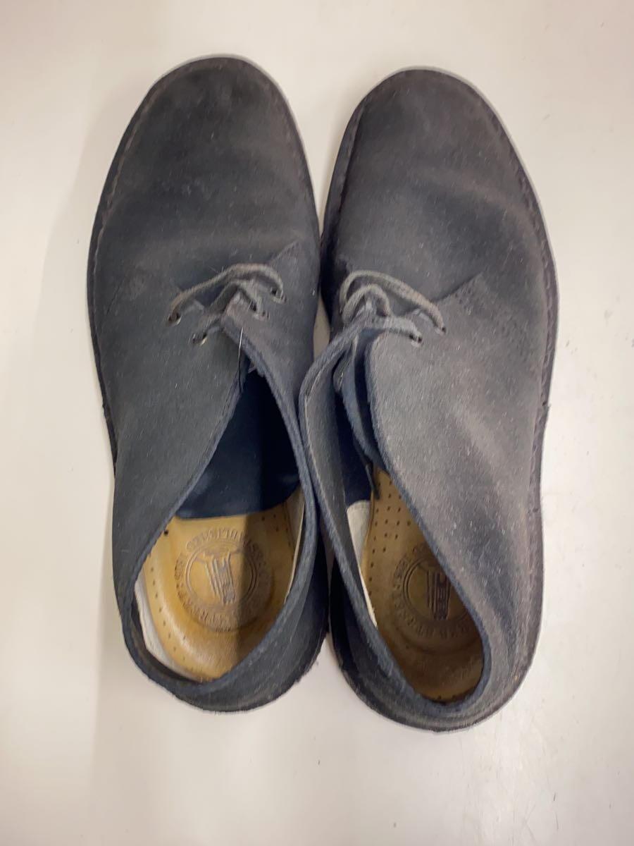 Clarks◆シューズ/US8/BLK/スウェード/13292_画像3