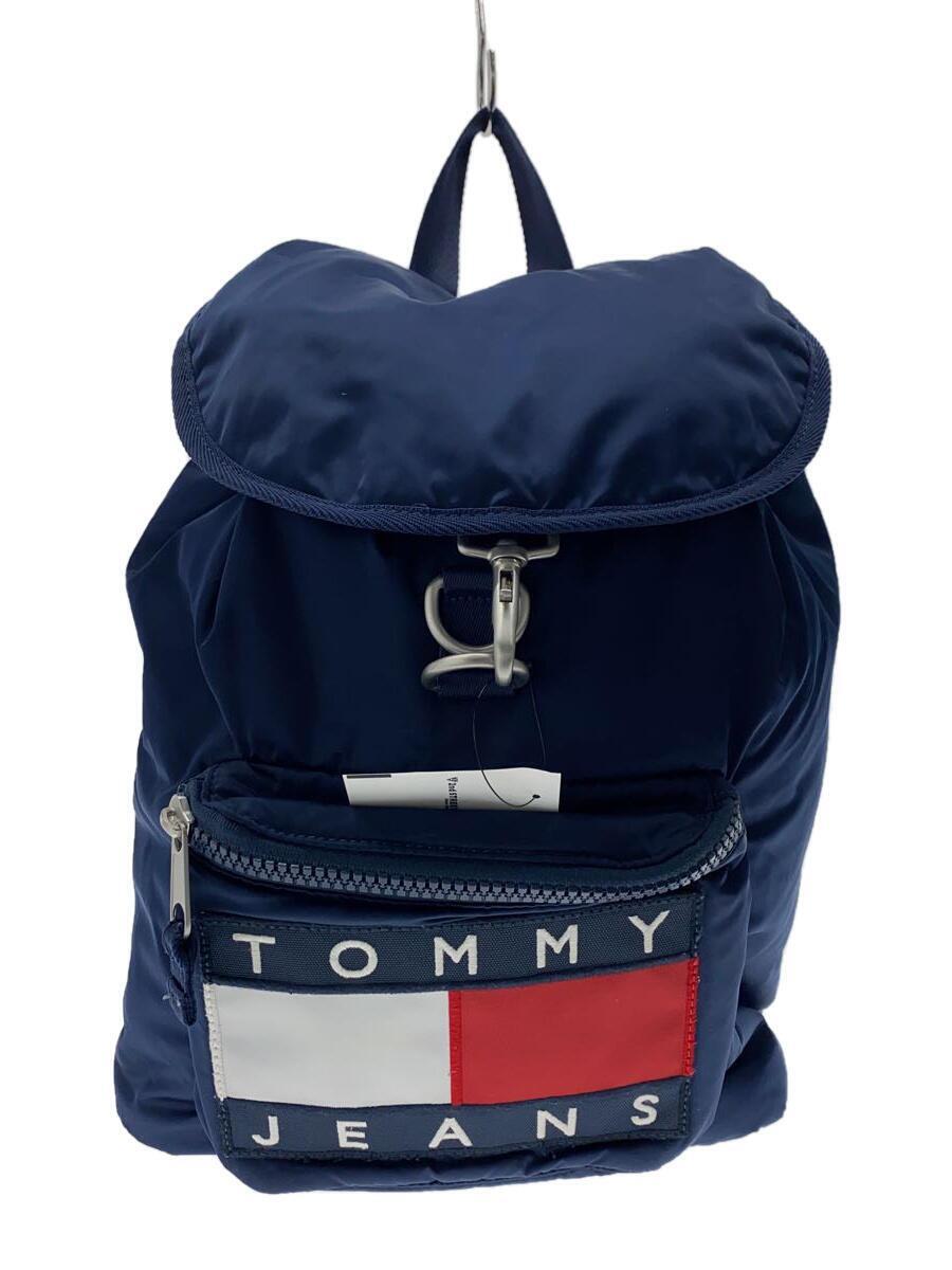 TOMMY HILFIGER◆リュック/ポリエステル/NVY/M131380012_画像1