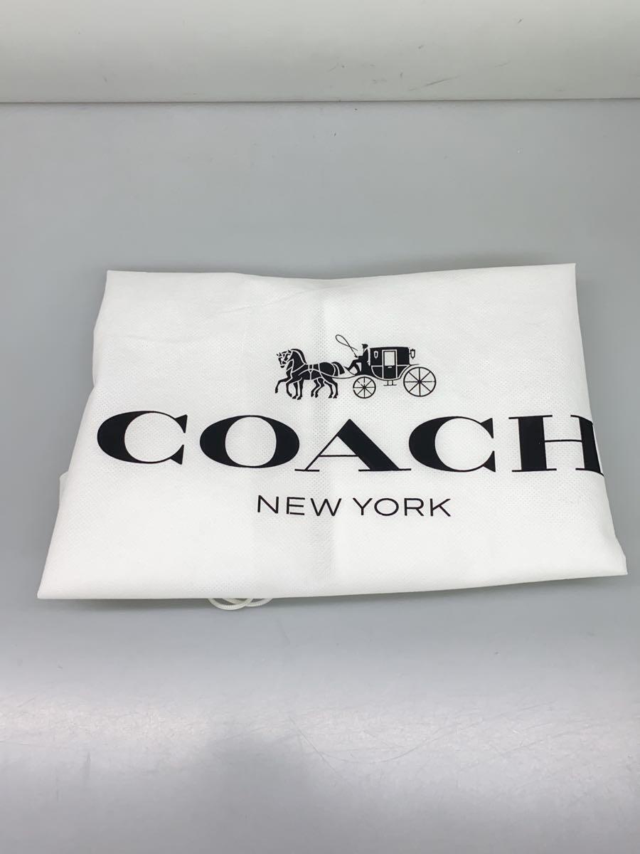 COACH◆ショルダーバッグ/フェイクレザー/PNK/無地/CA214_画像7