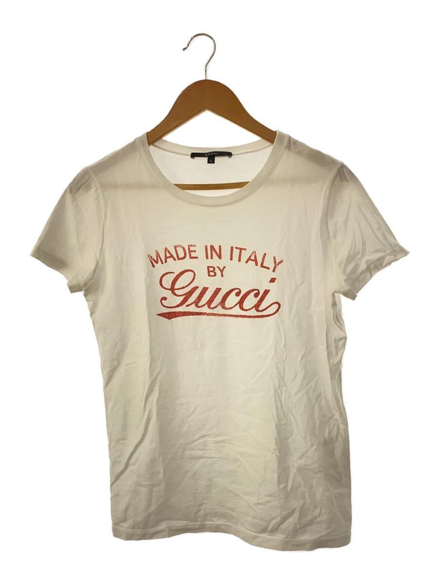 GUCCI◆Tシャツ/L/コットン/WHT/ホワイト/260839 X3614_画像1