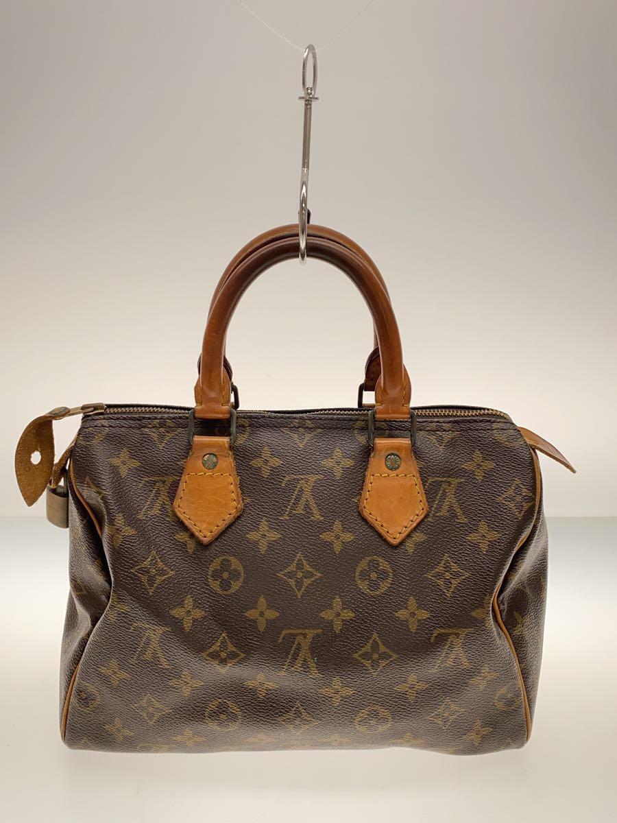 LOUIS VUITTON◆1)スピーディ30_モノグラム・キャンバス_BRW/PVC/BRW_画像3