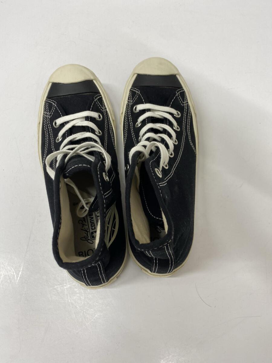 CONVERSE◆ハイカットスニーカー/24.5cm/BLK/キャンバス/1CL811_画像4