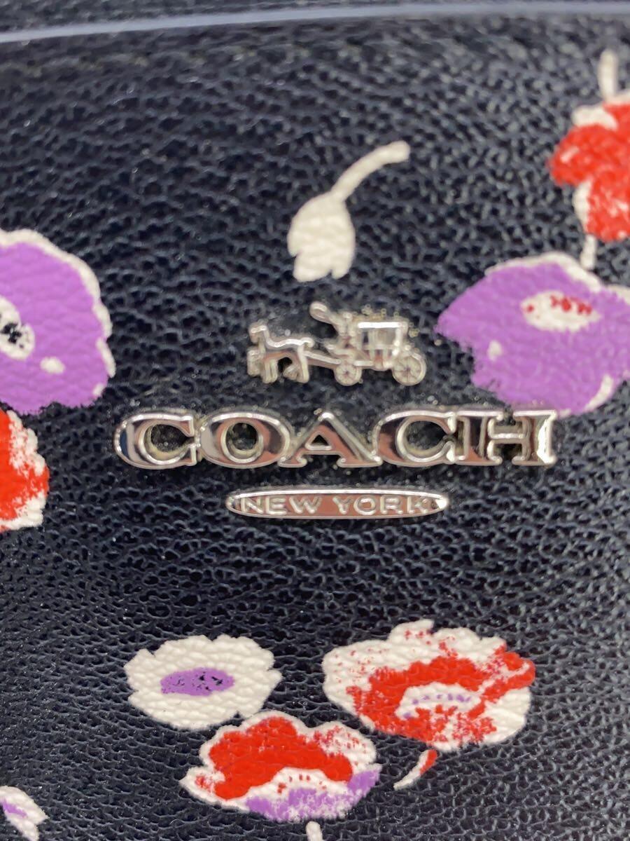 COACH◆ショルダーバッグ/PVC/BLK/f37421_画像5