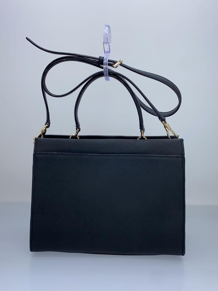 kate spade new york◆2wayショルダーバッグ/レザー/ブラック/PXRU9464_画像3