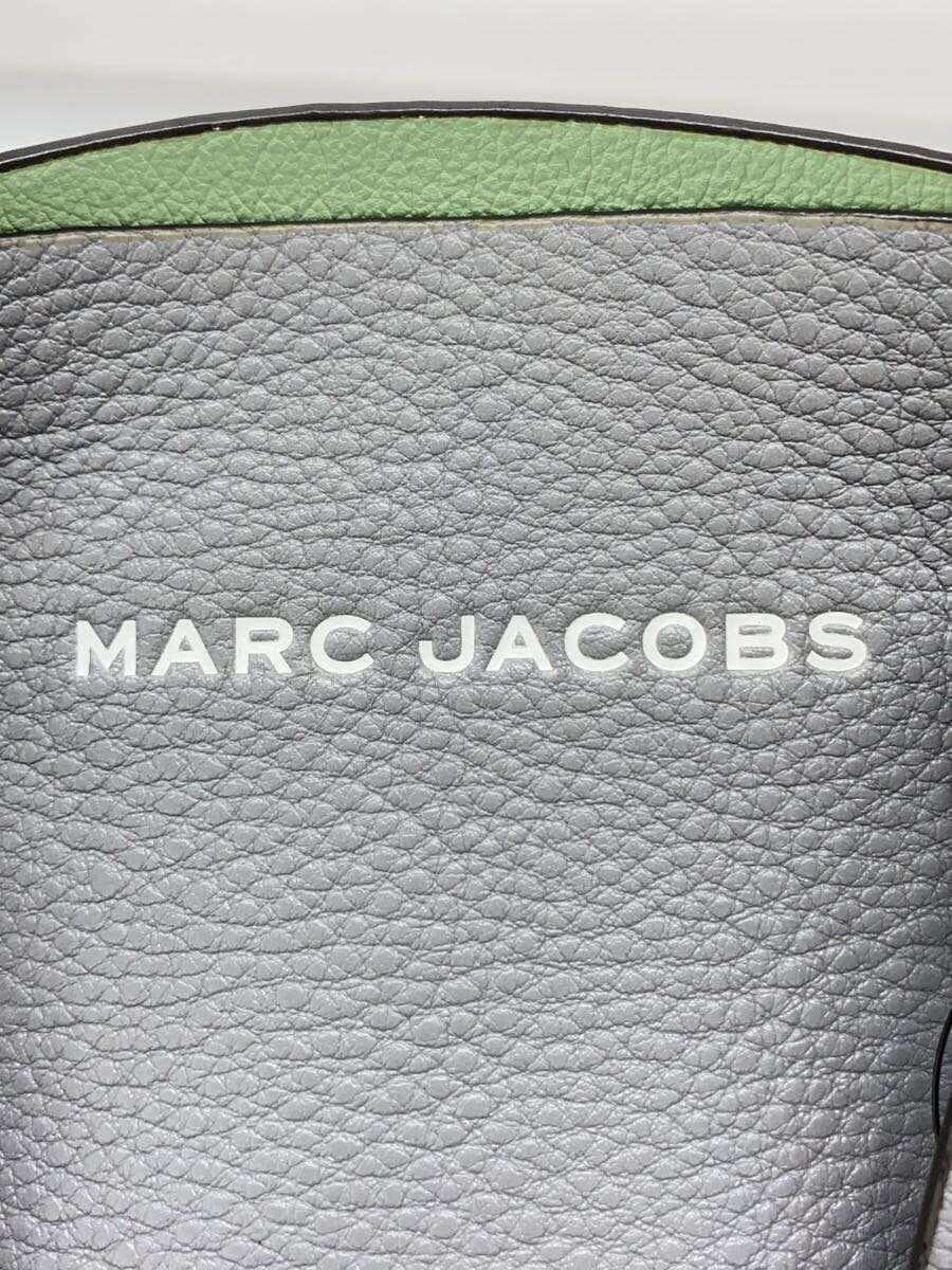 MARC JACOBS◆THE TAG TOTE/トートバッグ/レザー/グレー/M0015656_画像5