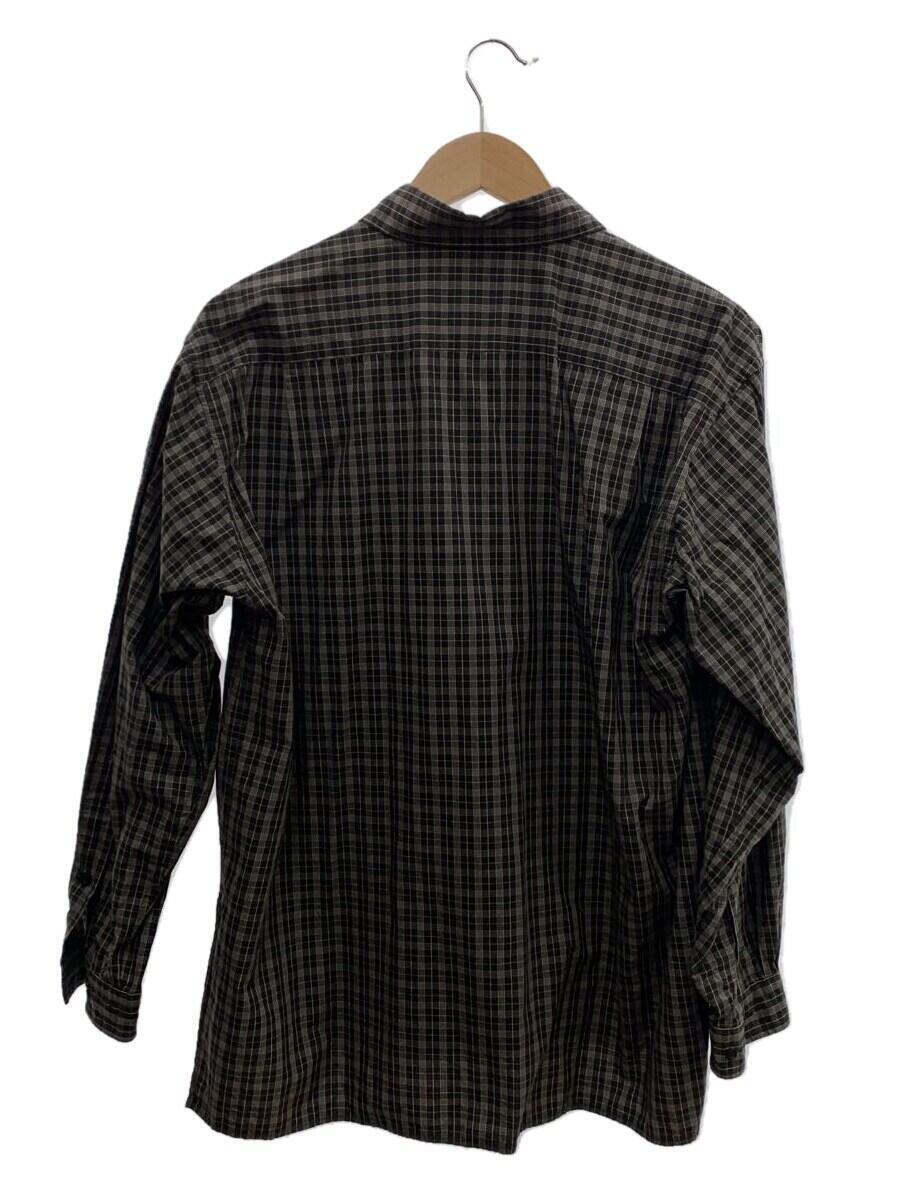 marka◆20AW/WIDE COLLAR SHIRT/長袖シャツ/1/コットン/BLK/チェック/M20D-04SH01C_画像2