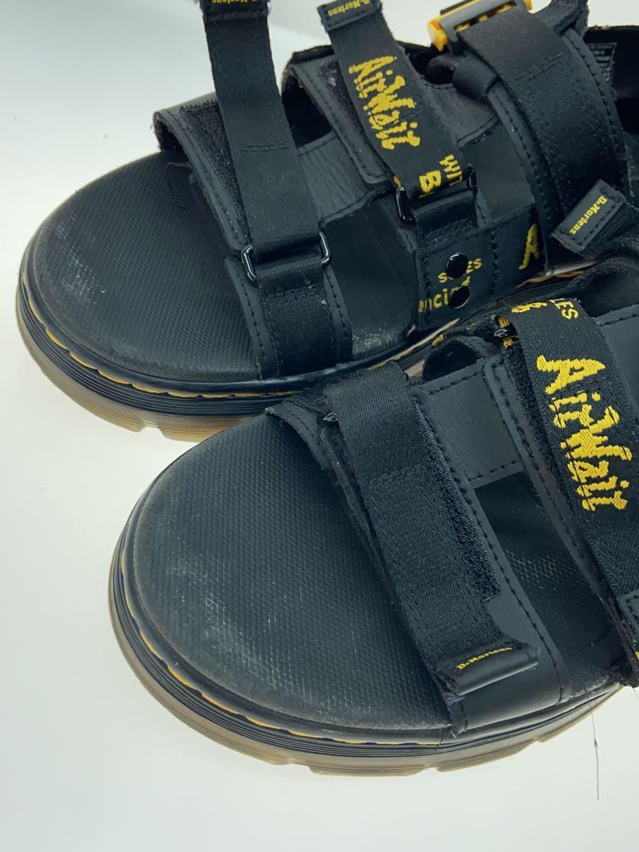 Dr.Martens◆サンダル/UK9/BLK_画像7