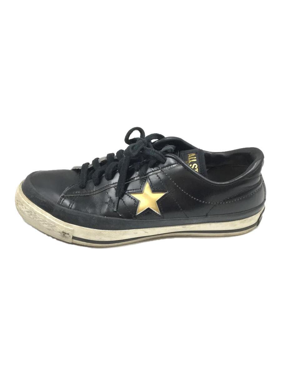 CONVERSE◆ワンスター/ローカットスニーカー/US7/BLK/日本製_画像1