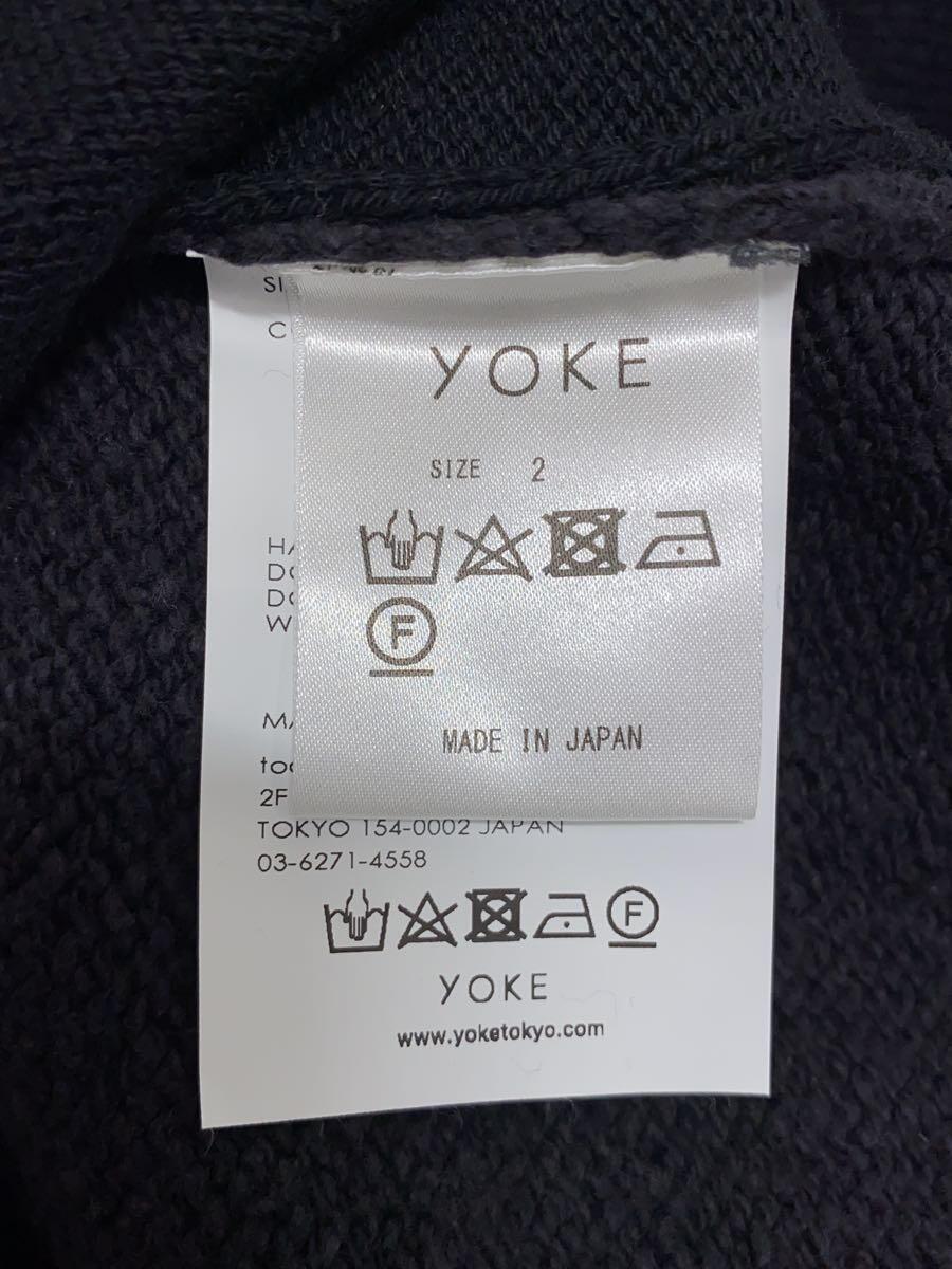 YOKE◆セーター(厚手)/2/コットン/BLK/YK24SS0701S_画像4