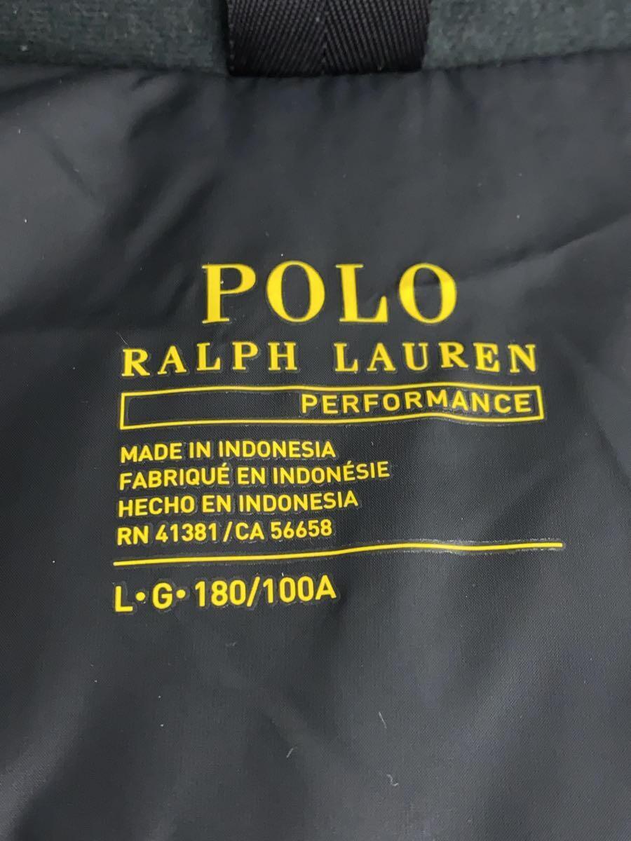 POLO RALPH LAUREN◆ダウンジャケット/L/ポリエステル/BLK/無地/710731827002_画像3