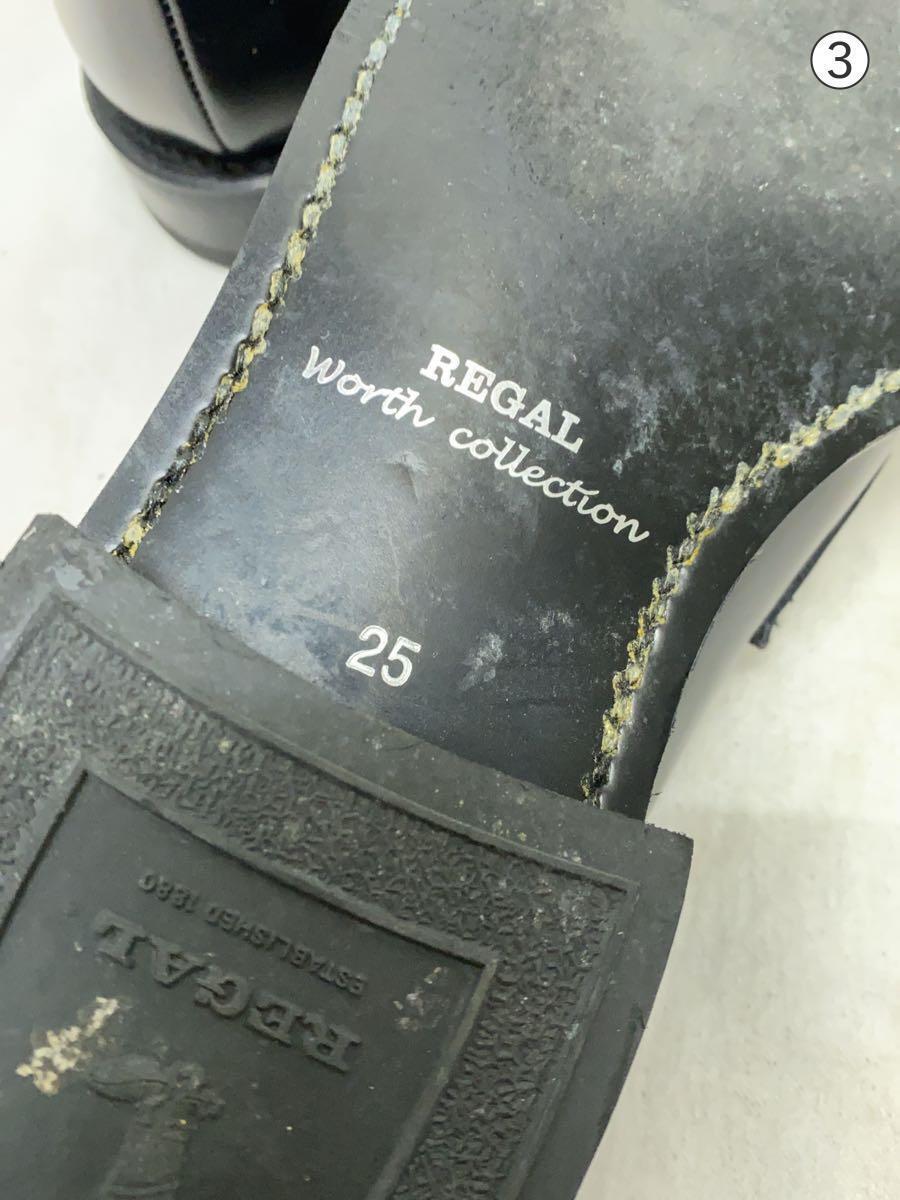 REGAL* Loafer /25cm/BLK/ кожа 