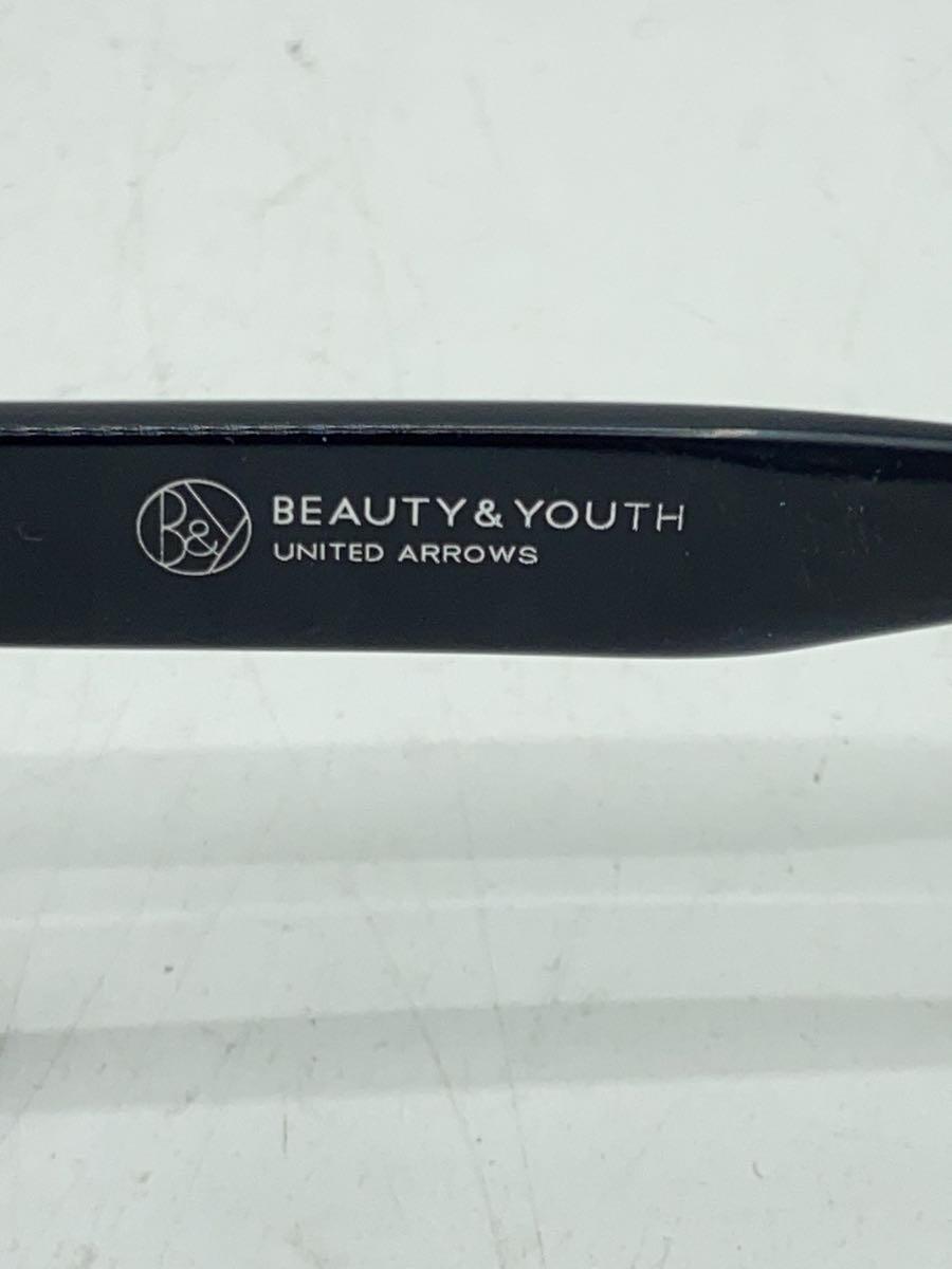 BEAUTY&YOUTH UNITED ARROWS◆×KANEKO OPTICAL/celluloid/メガネ/BLK/CLR/メンズキズ・ヨゴレ有/_画像4