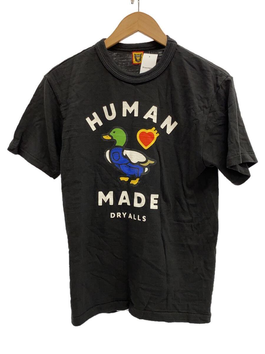 HUMAN MADE◆Tシャツ/S/コットン/BLK_画像1