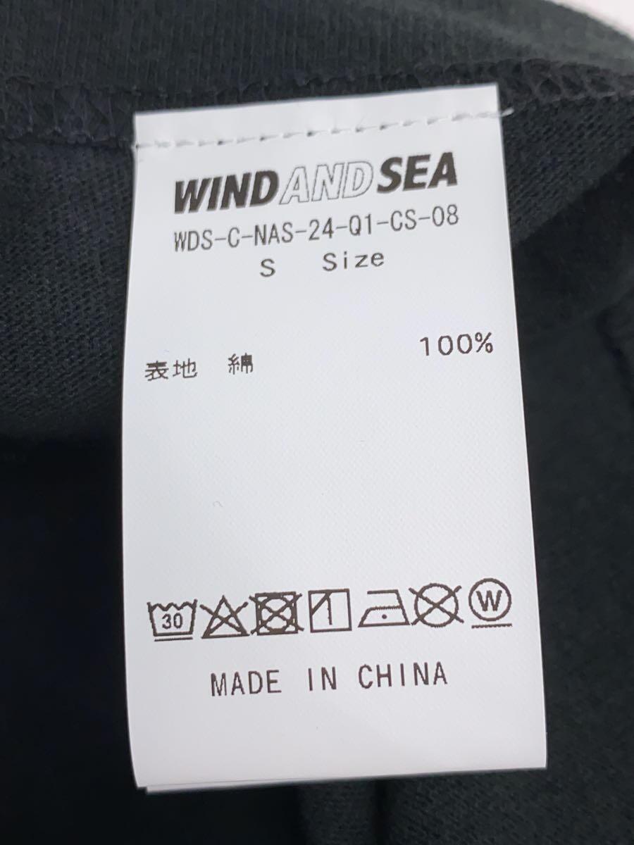 WIND AND SEA◆長袖Tシャツ/S/コットン/BLK/wds-c-nas-24-q1-cs-08_画像4