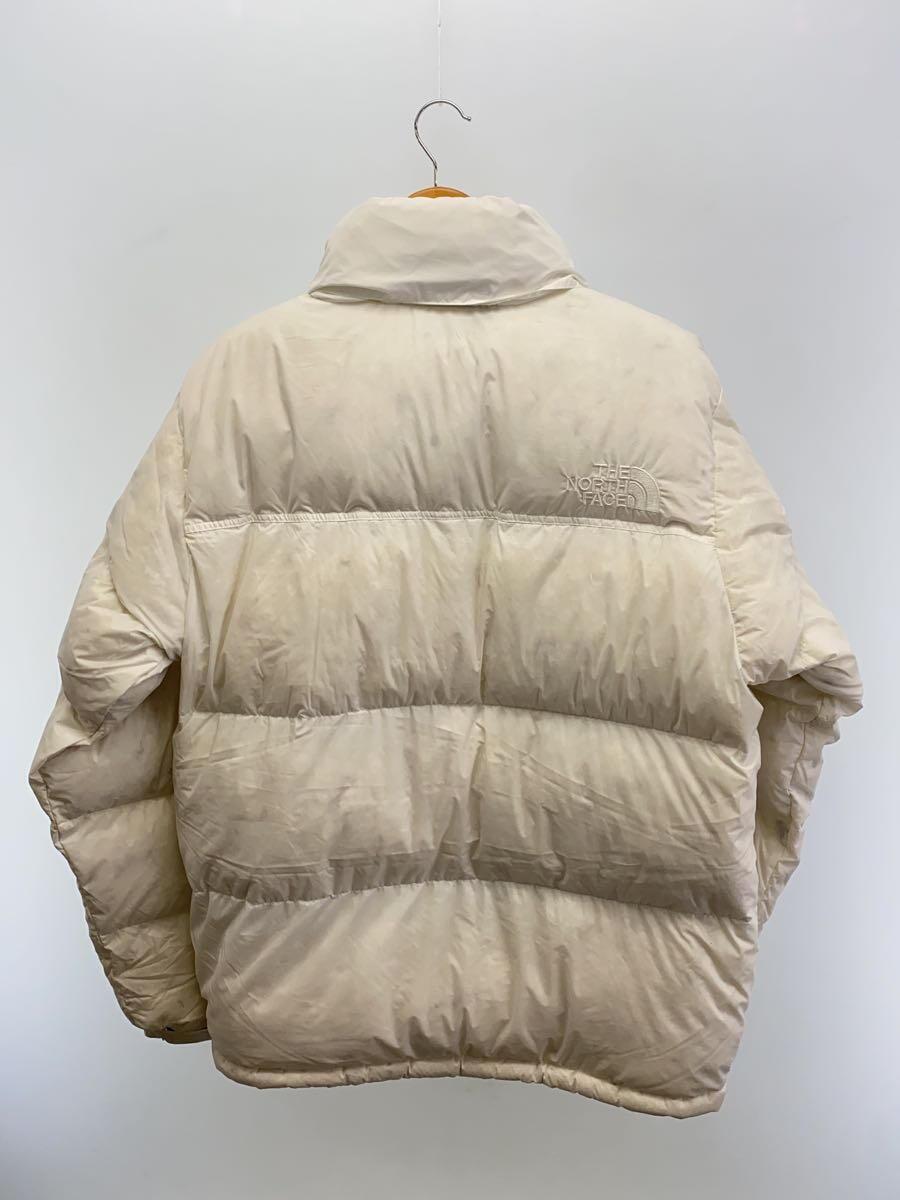 THE NORTH FACE◆UNDYED NUPTSE JACKET_アンダイドヌプシジャケット/XL/ポリエステル/WHT/無地_画像2