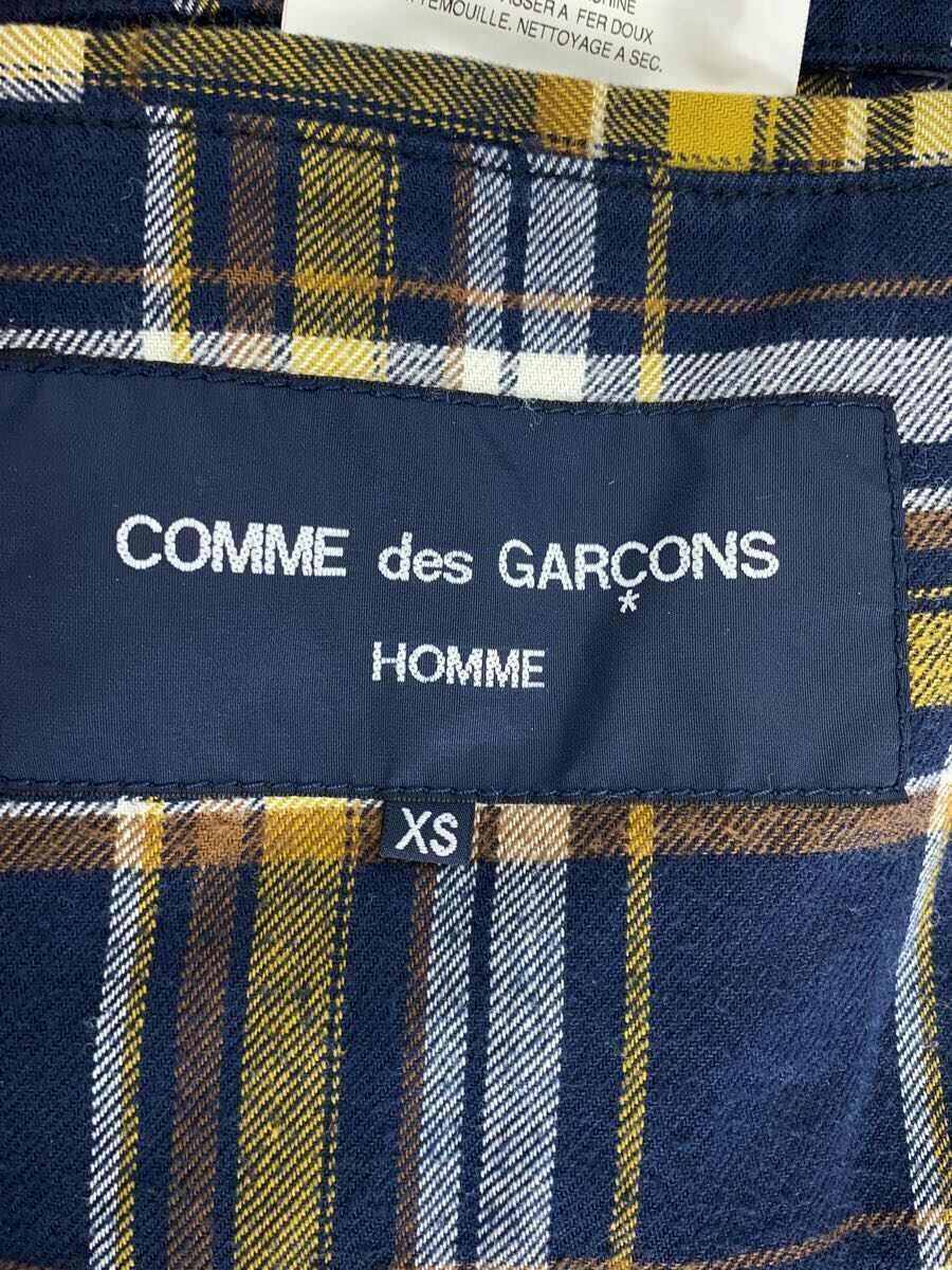 COMME des GARCONS HOMME◆デッキジャケット/XS/ウール/BLK/無地/HF-C018_画像3
