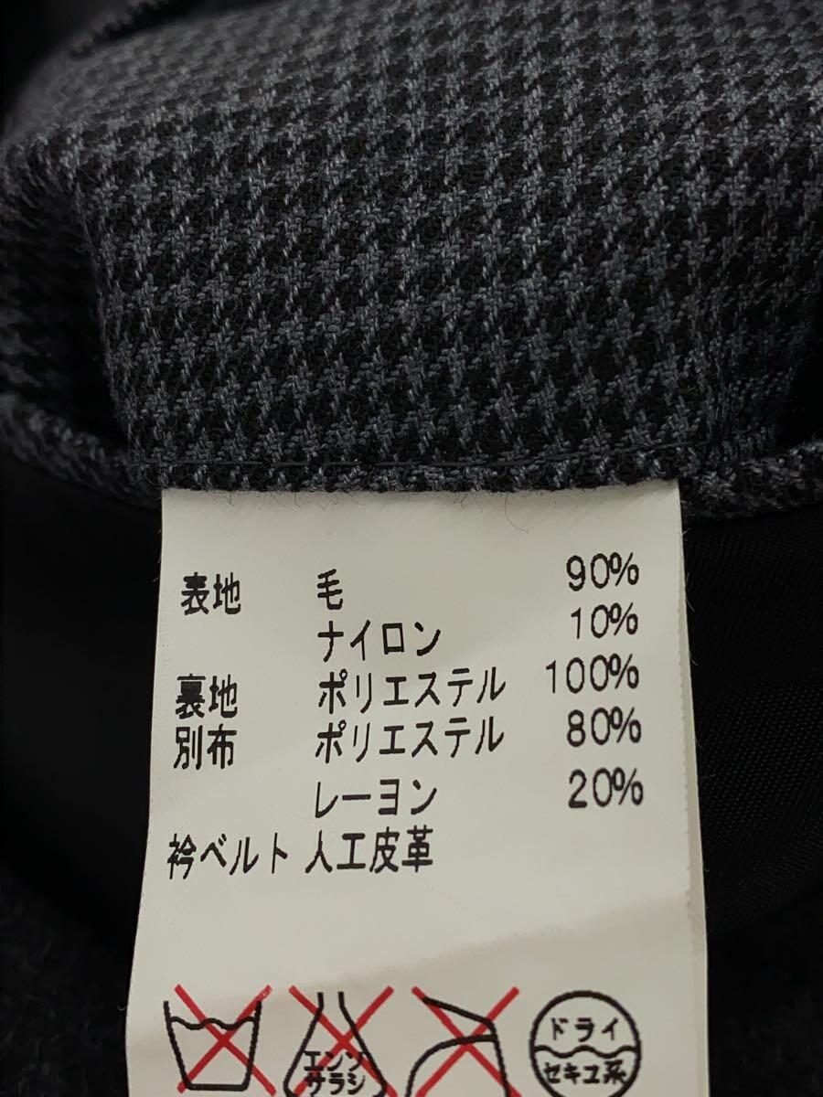 BARNEYS NEWYORK◆コート/XL/ウール/GRY/無地/1104683_画像5