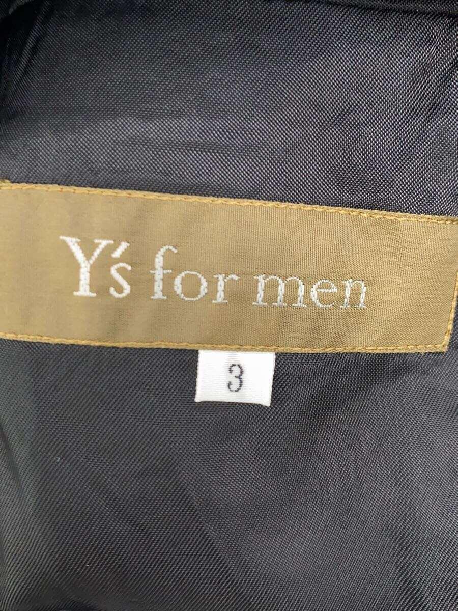 Y’s for men◆テーラードジャケット/3/リネン/BLK_画像3