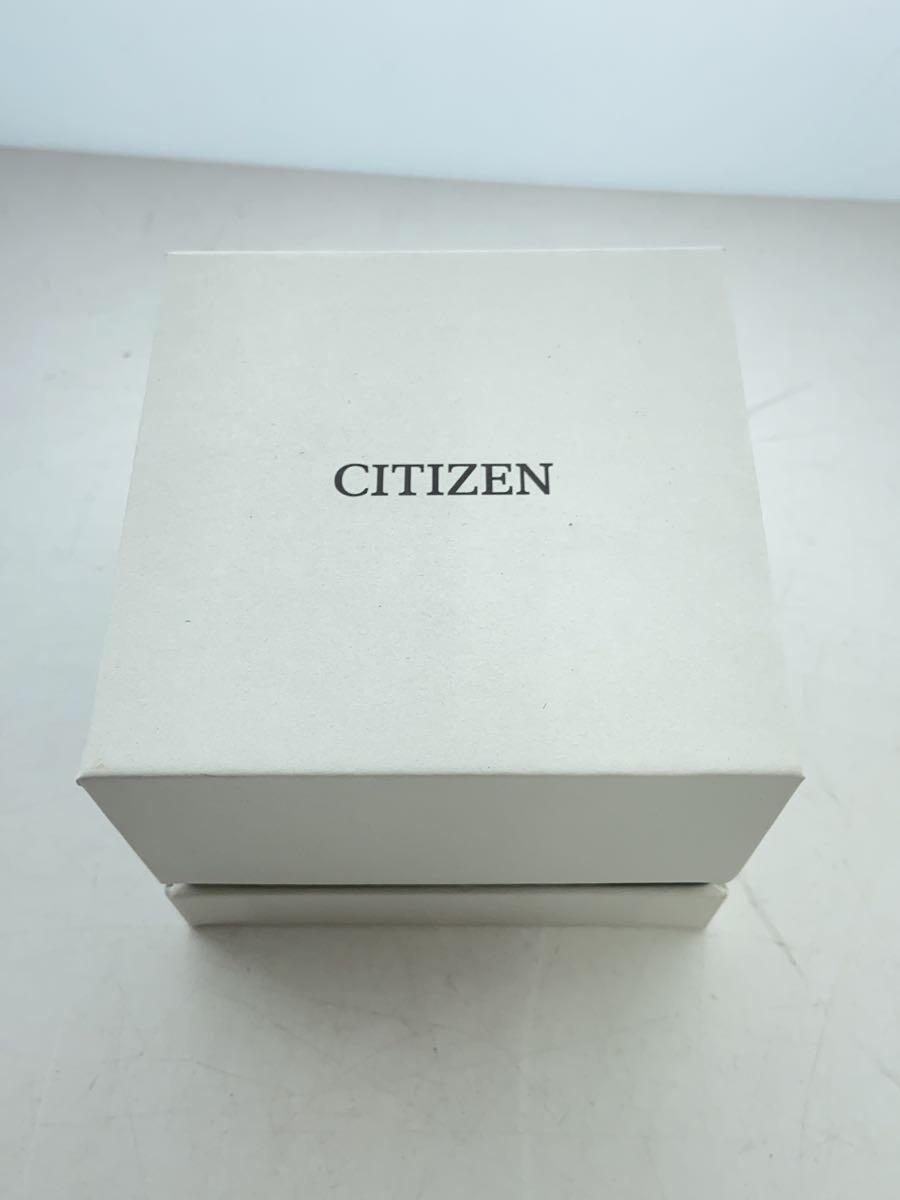 CITIZEN◆アテッサ/エコドライブ/ソーラー腕時計/アナログ/レザー/BLK/h145-a19d101_画像8