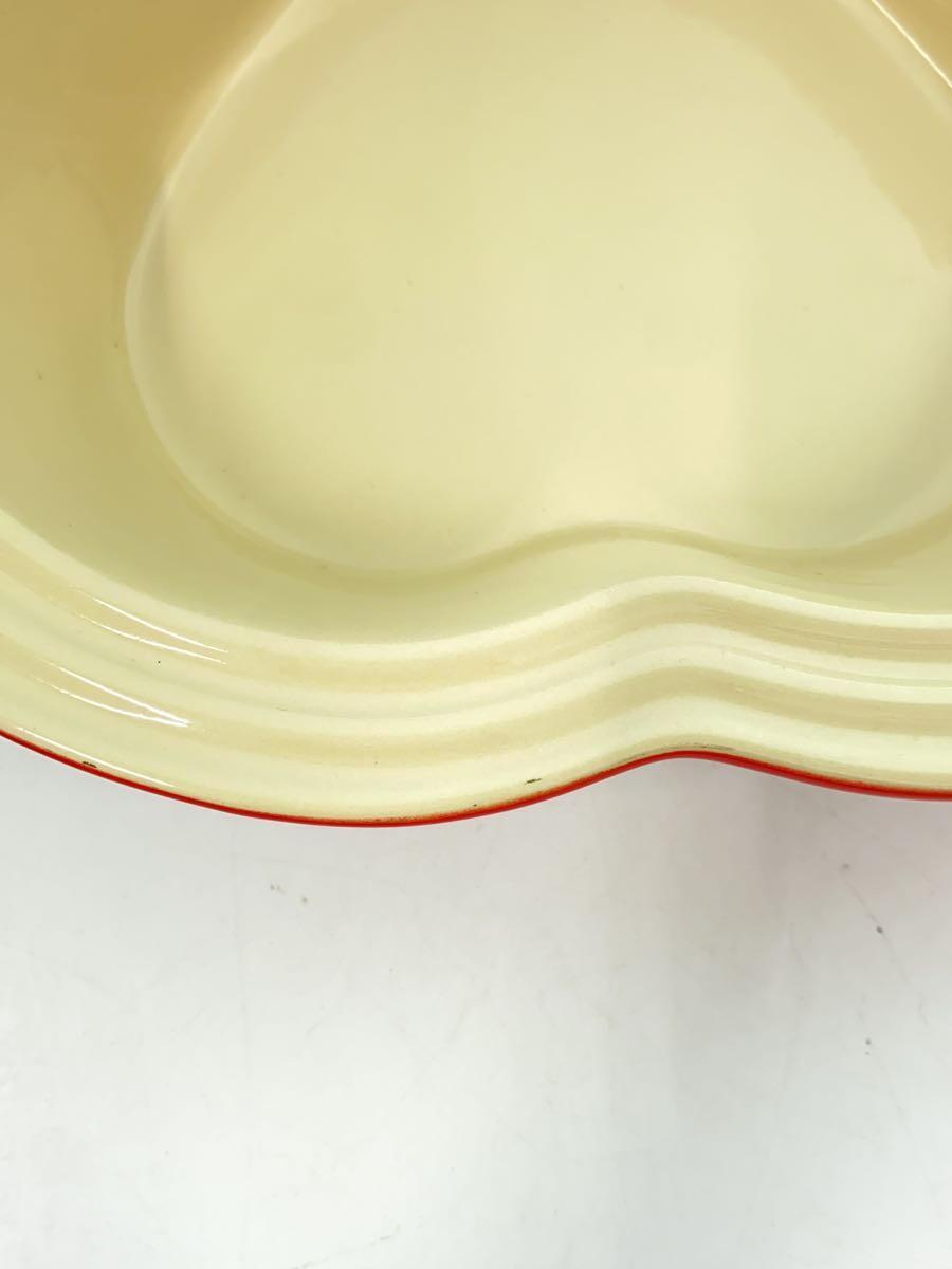 LE CREUSET◆鍋/RED/pg3001-2567/COVERED HEART DISH_画像7