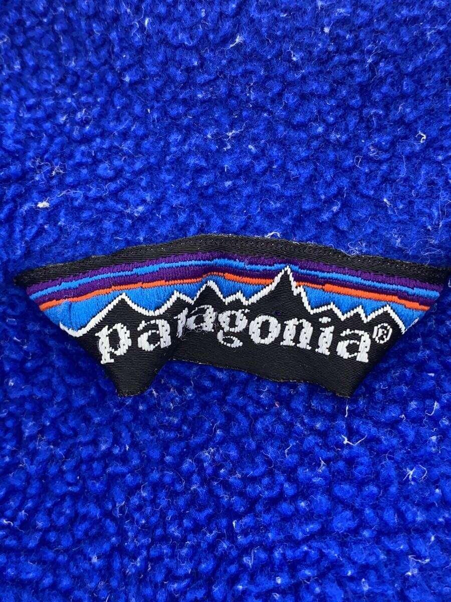 patagonia◆80s/フリースジャケット/S/ポリエステル/BLU/25361_画像3