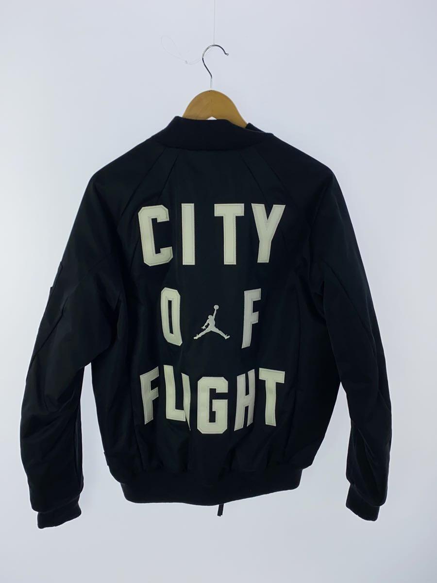 NIKE◆CITY OF FLIGHT WINGS JACKET/ブルゾン/M/ポリエステル/BLK/911313-010_画像2