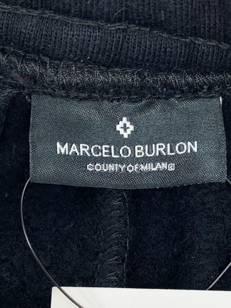 MARCELO BURLON COUNTY OF MILAN◆ボトム/S/コットン/BLK/無地_画像4