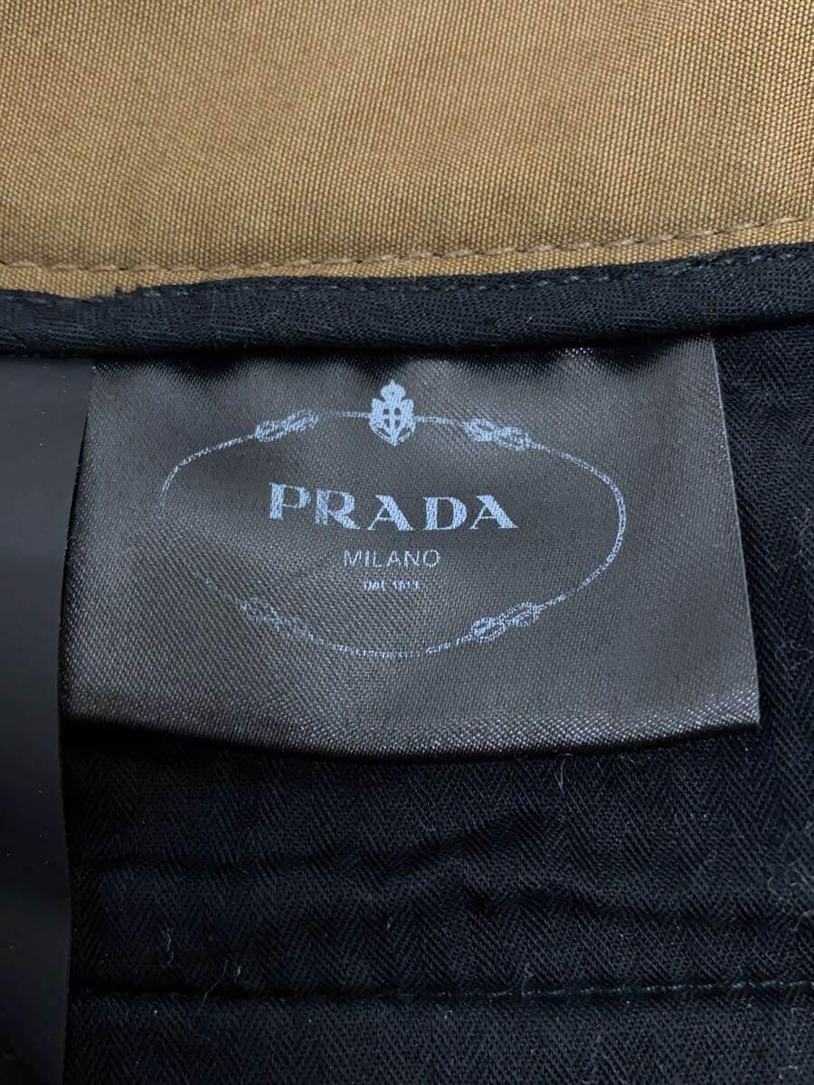 PRADA◆ボトム/40/コットン/KHK_画像4