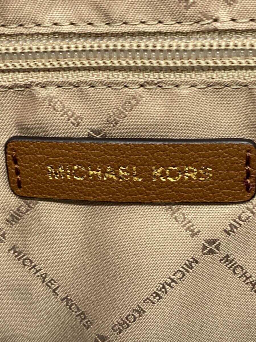 MICHAEL KORS◆トートバッグ/レザー/BEG/35T0GCFT3B_画像5