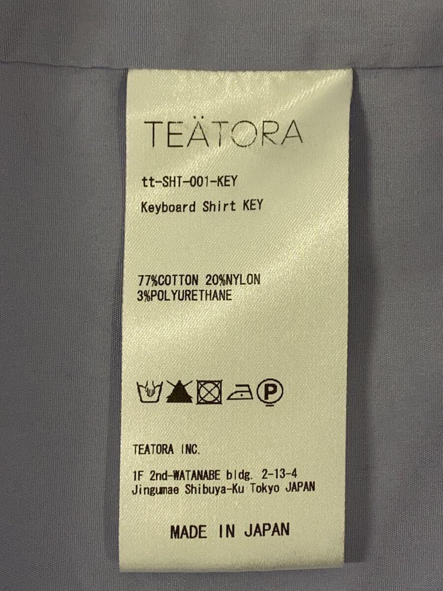 TEATORA◆長袖シャツ/-/コットン/BLU/tt-SHT-001-KEY_画像4