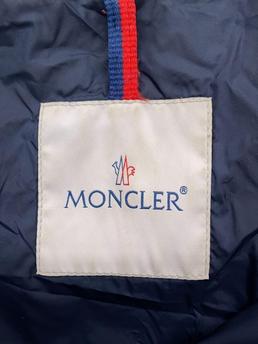 MONCLER◆ジャケット/1/ポリエステル/ネイビー/フード/ロゴ刺繍/ドローコード/ダブルジップ_画像3