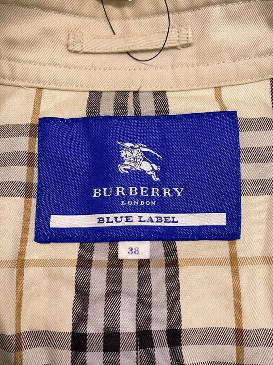 BURBERRY BLUE LABEL◆トレンチコート/38/コットン/CRM_画像3