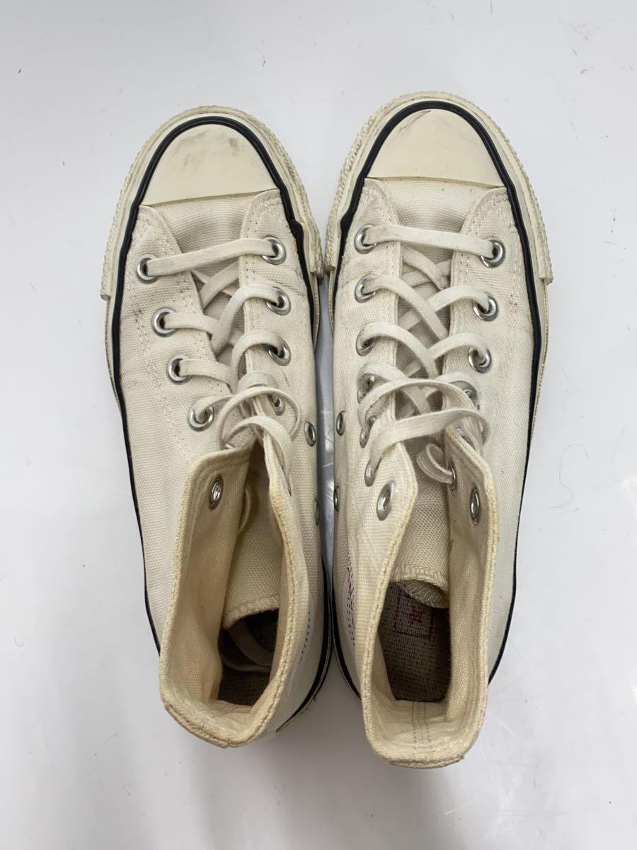 CONVERSE◆Made in JAPAN/ハイカットスニーカー/WHT/キャンバス/8UHR_画像3