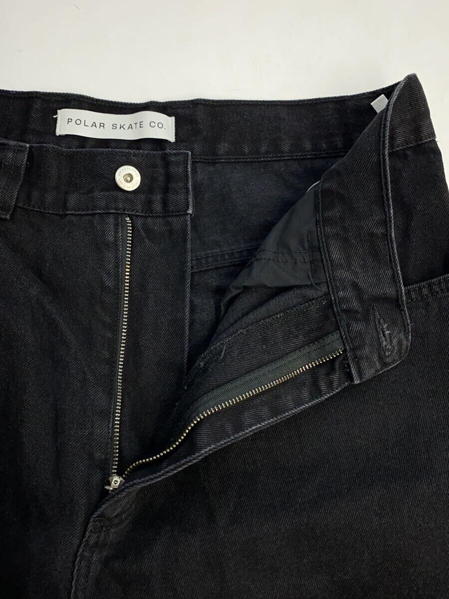 POLAR SKATE CO.◆big boy jeans/ストレートパンツ/M/デニム/BLK/無地_画像3