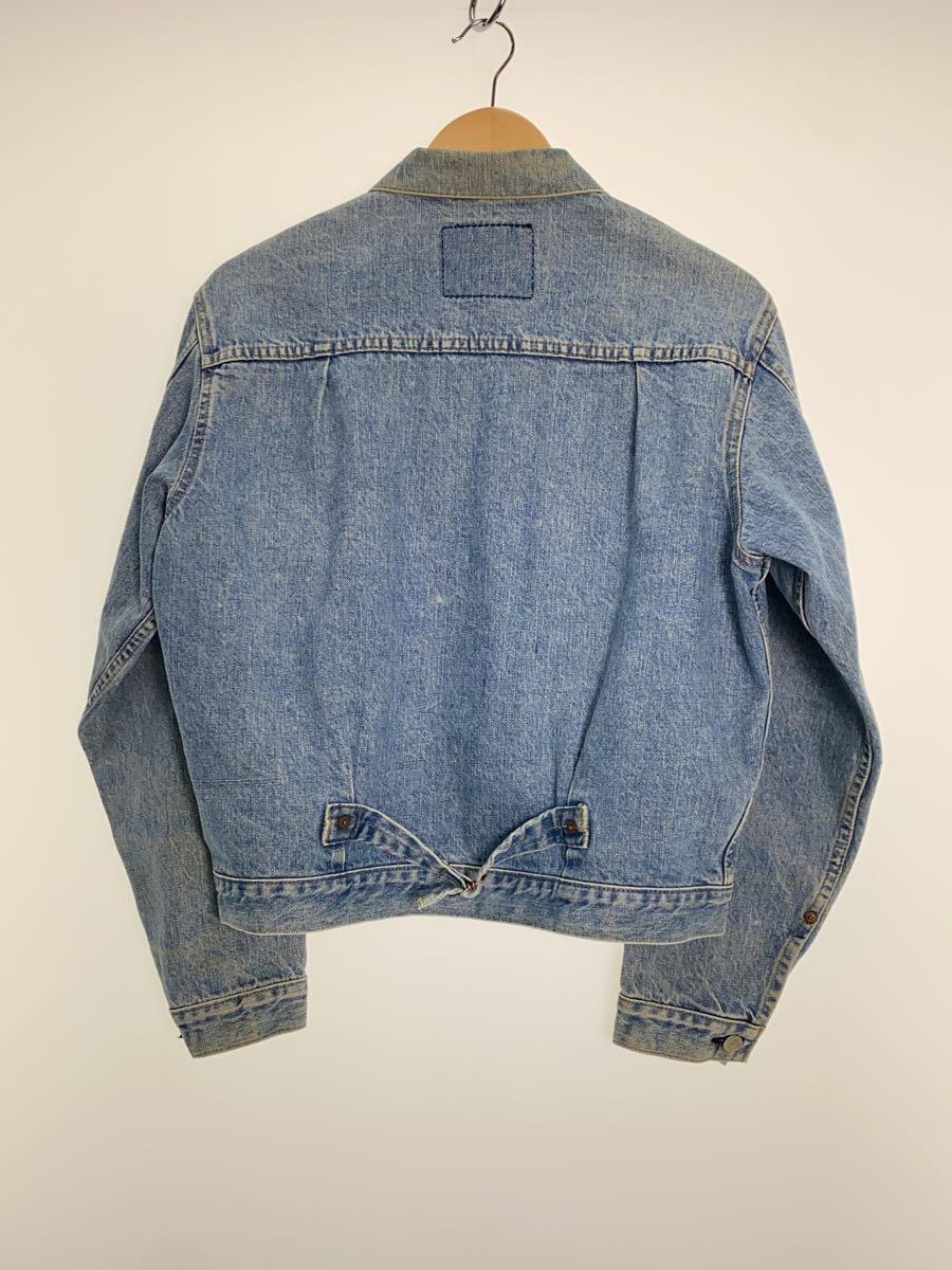 Levi’s◆90s/1st復刻/ビックE/ボタン裏J02/40/コットン/IDG/無地/70502XX_画像2