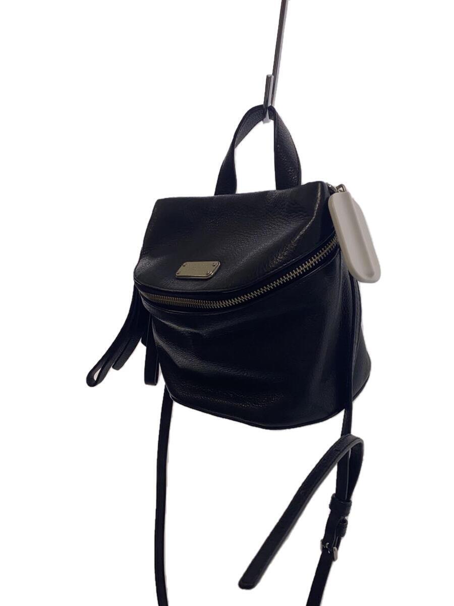 MARC BY MARC JACOBS◆ショルダーバッグ/レザー/BLK_画像2