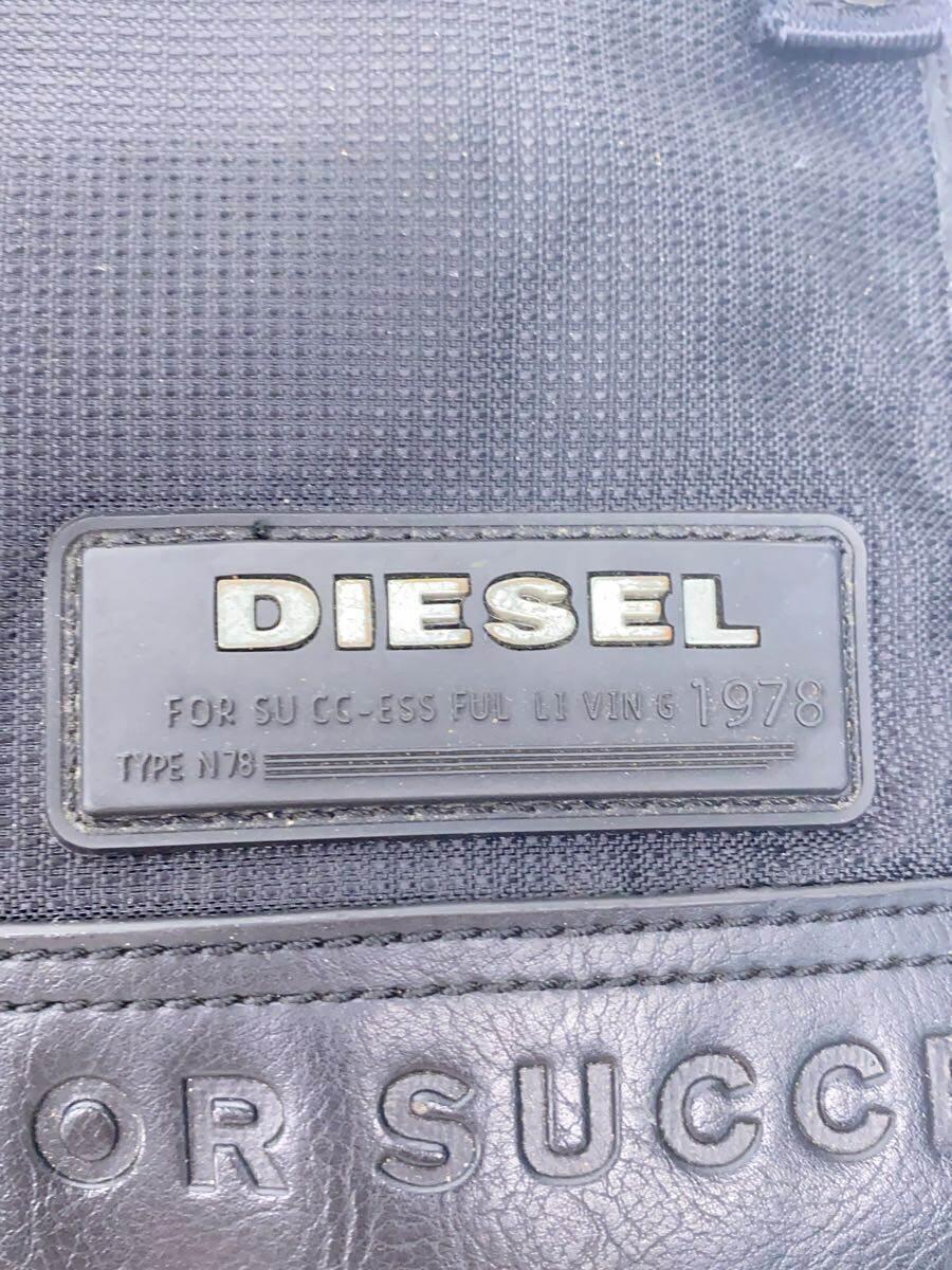 DIESEL◆ショルダーバッグ/BLK/無地/RN93243 CA25594/使用感有_画像5