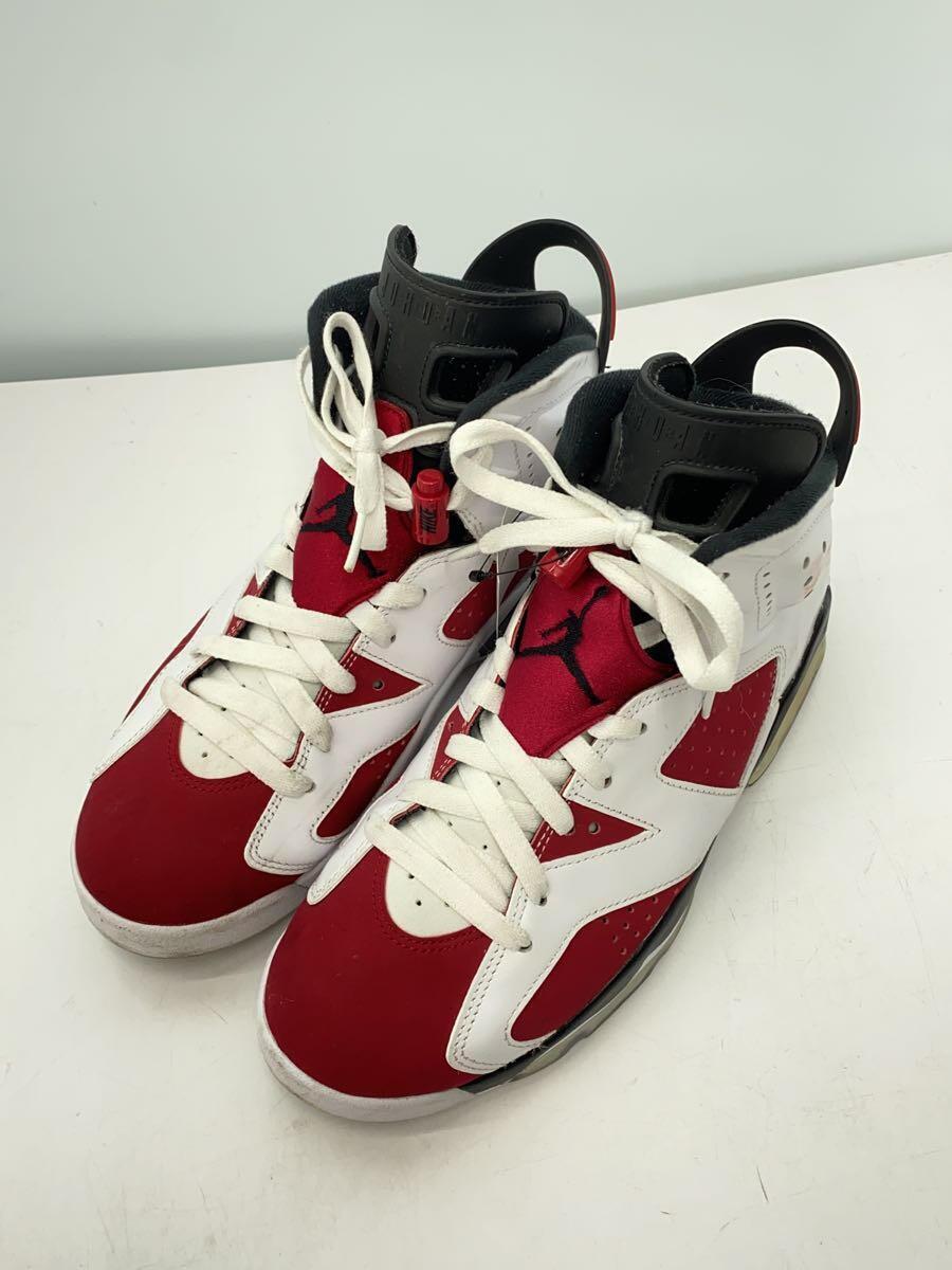 NIKE◆AIR JORDAN 6 RETRO_エアジョーダン 6 レトロ/27cm/WHT_画像2