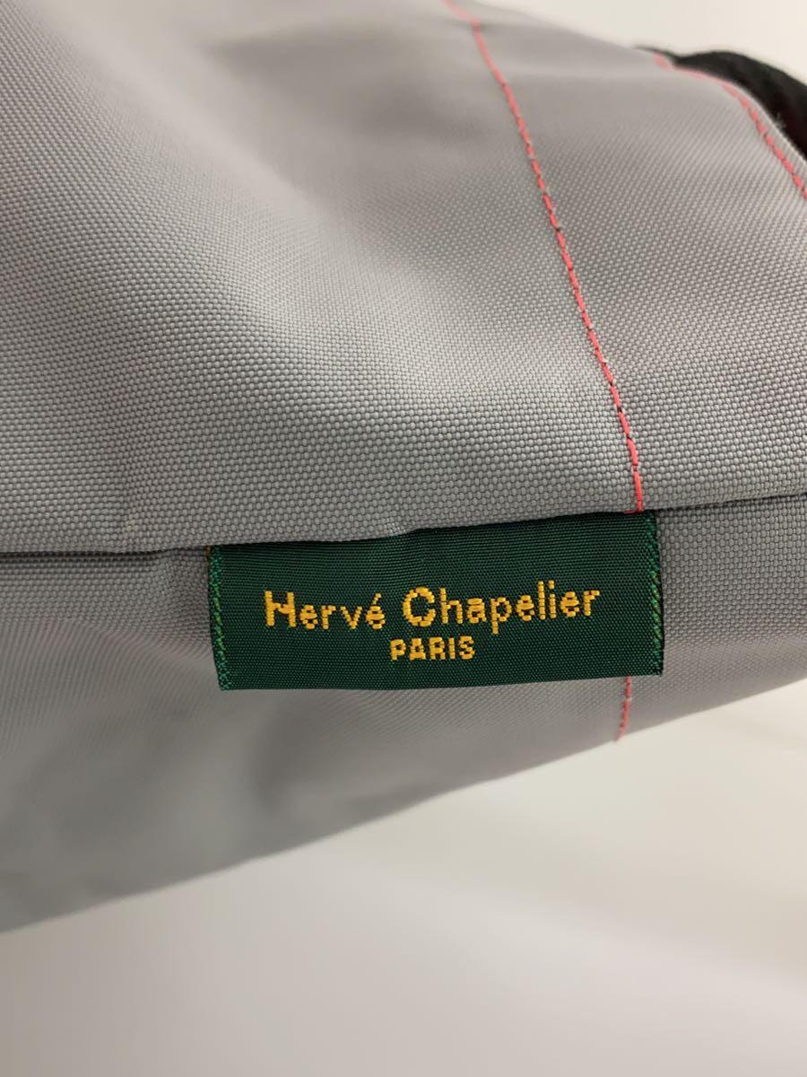 Herve Chapelier◆グレー×ピンク/舟形/トートバッグ/-/GRY/1027N_画像5
