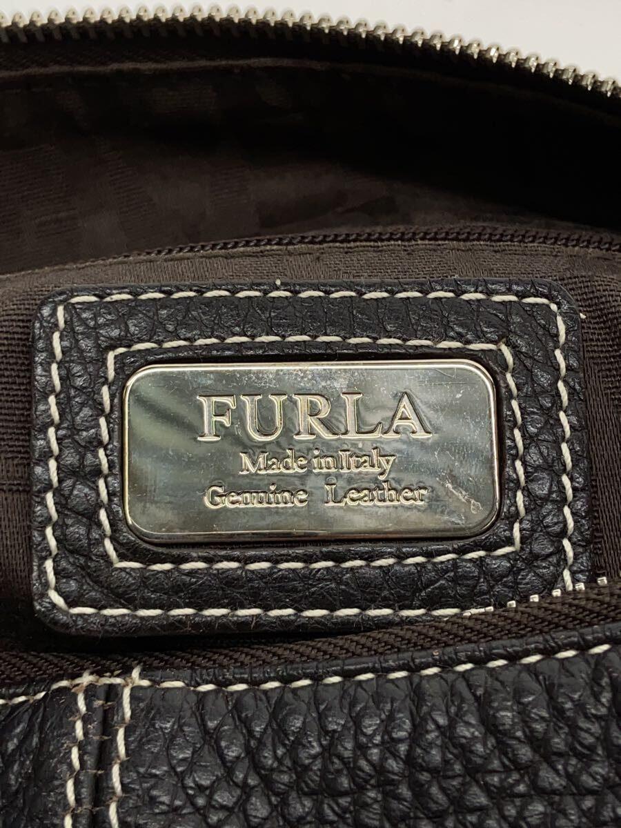 FURLA◆ショルダーバッグ/レザー/BRW/39014_画像5