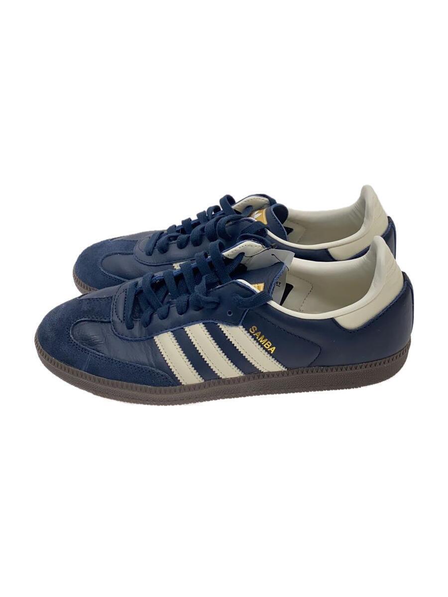 adidas◆SAMBA OG/ローカットスニーカー/29cm/ネイビー/レザー/ID2056_画像1