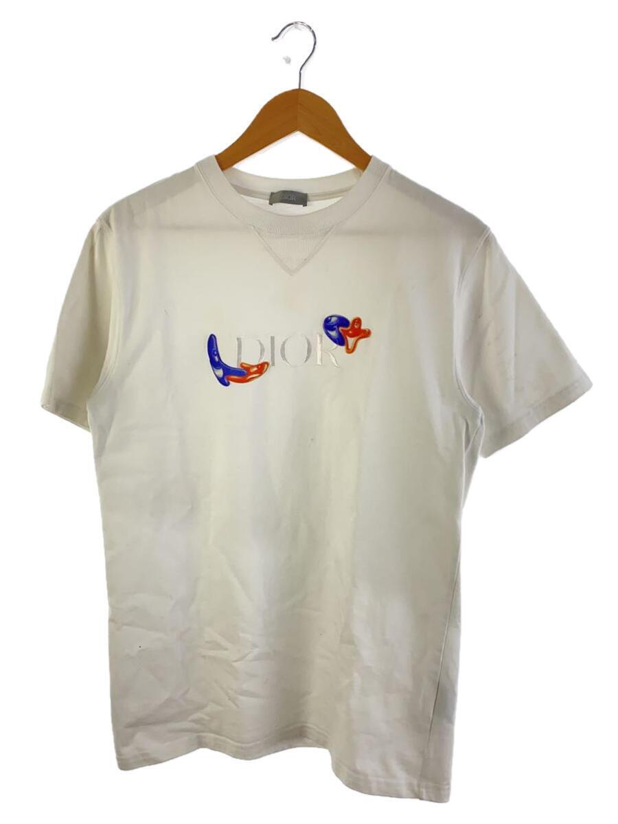 Christian Dior◆21AW/×Kenny Scharf/Tシャツ/S/コットン/WHT/193J685D0554_画像1