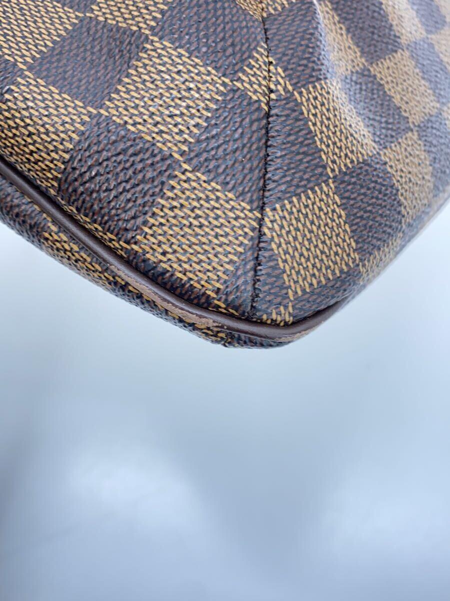 LOUIS VUITTON◆ミュゼット_ダミエ・エベヌ_BRW/PVC/BRW_画像7