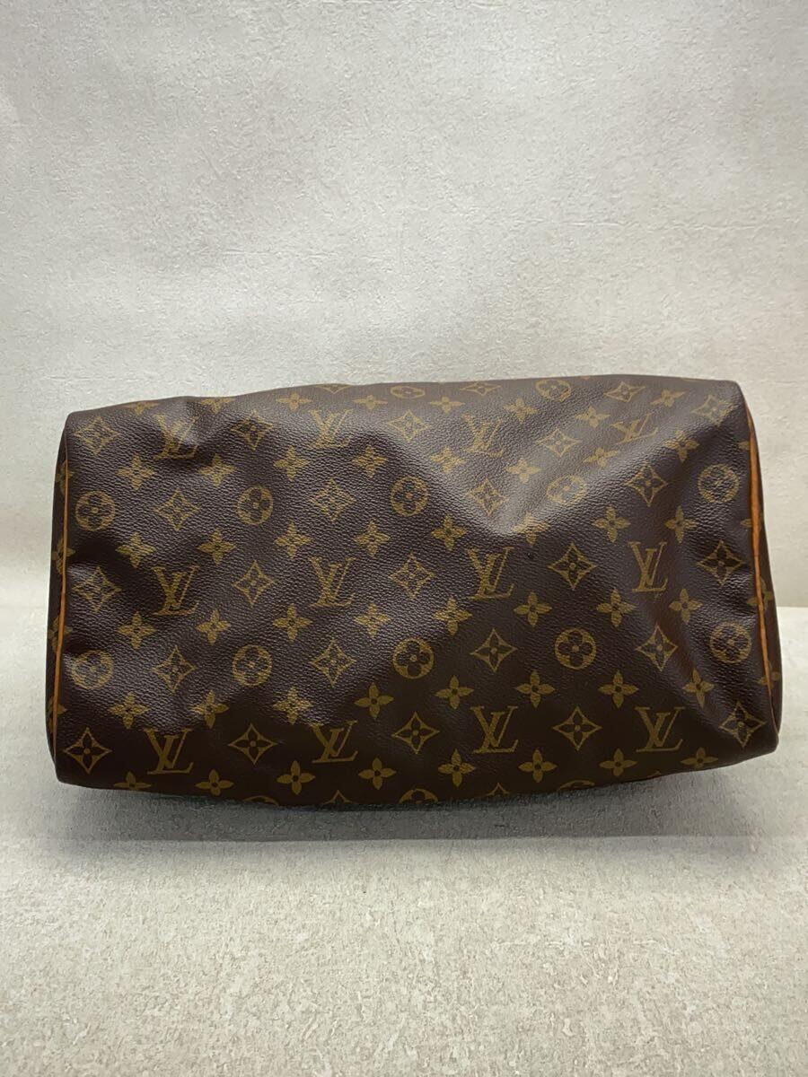 LOUIS VUITTON◆1)スピーディ35_モノグラム・キャンバス_BRW/PVC/BRW_画像4