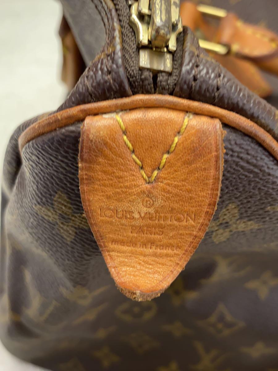 LOUIS VUITTON◆1)スピーディ35_モノグラム・キャンバス_BRW/PVC/BRW_画像5