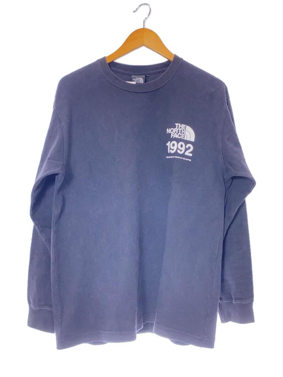 THE NORTH FACE◆L/S 30TH NUPTSE TEE_ロングスリーブ 30TH ヌプシティー/M/コットン/BLK_画像1