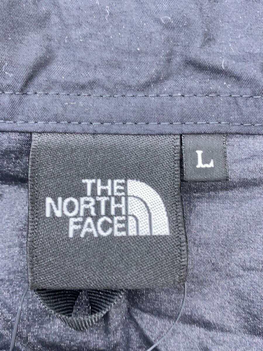 THE NORTH FACE◆COMPACT JACKET_コンパクトジャケット/L/ナイロン/BLK/無地_画像3